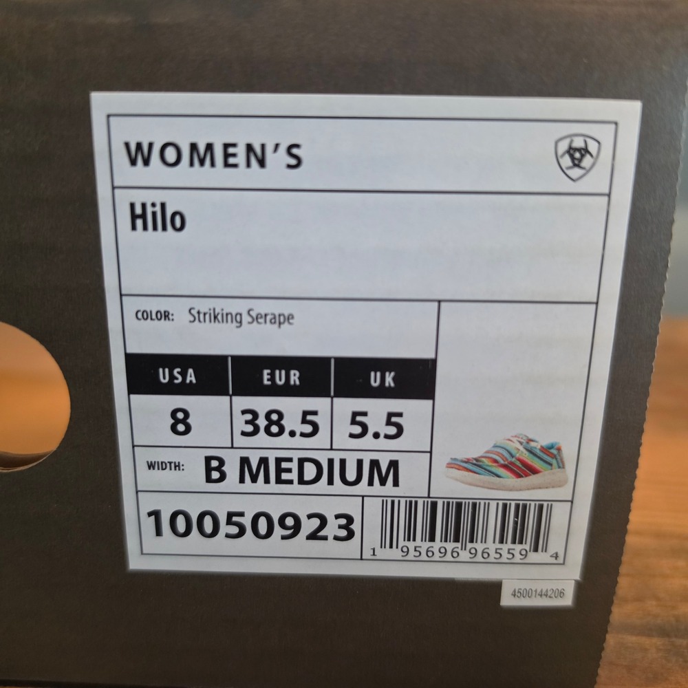Ariat Womens Hilo Striking Serape Slip On Shoes Multicolor Striped Canvas 7.5 - Picture 11 of 11